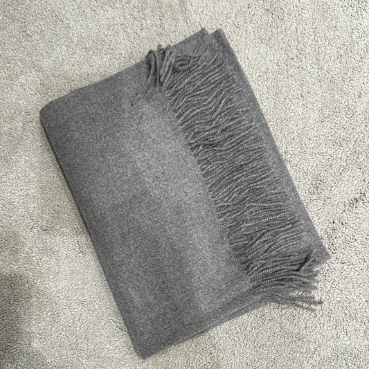 ONE COLOUR SCARF GREY