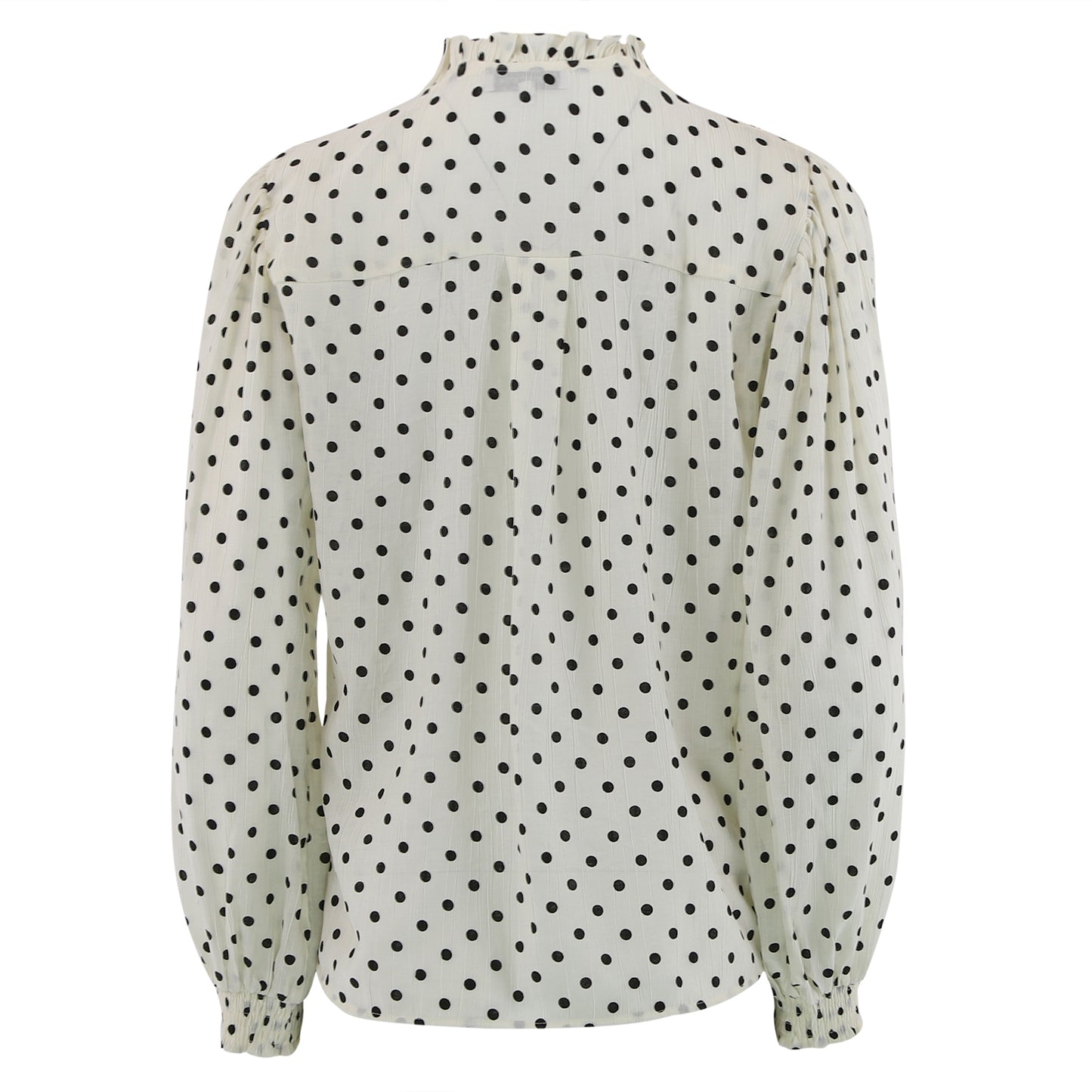 CONTINUE SILKE DOT BLOUSE