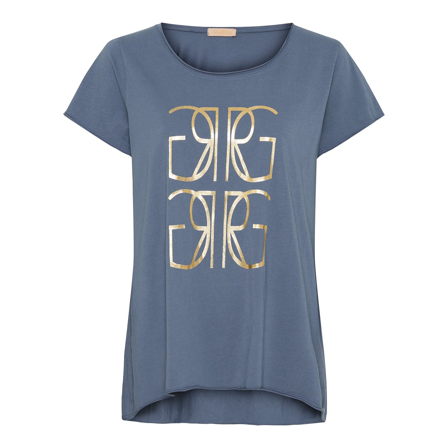 MARTA DU CHATEAU T-SHIRT 1535 JEANS SCURO