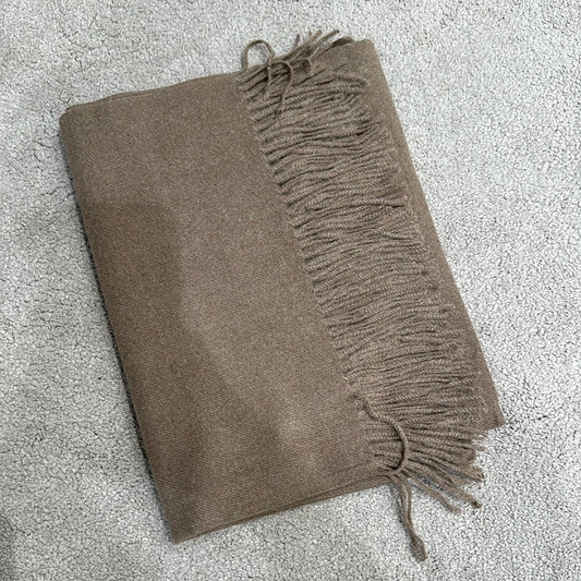 ONE COLOUR SCARF TAUPE