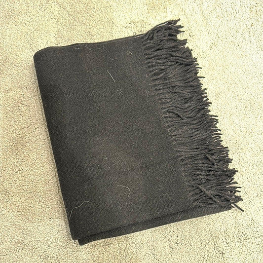 ONE COLOUR SCARF BLACK