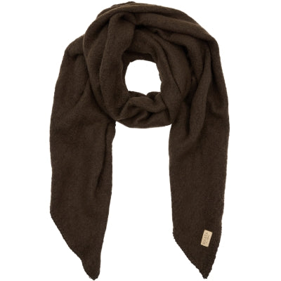 MARTA SCARF 194007 DARK BROWN