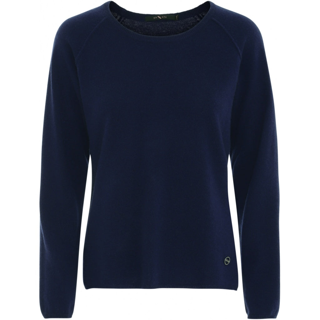 BTF CASHMERE PULLOVER 50068 DARK NAVY