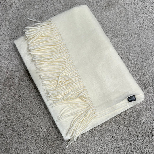 ONE COLOUR SCARF OFF WHITE