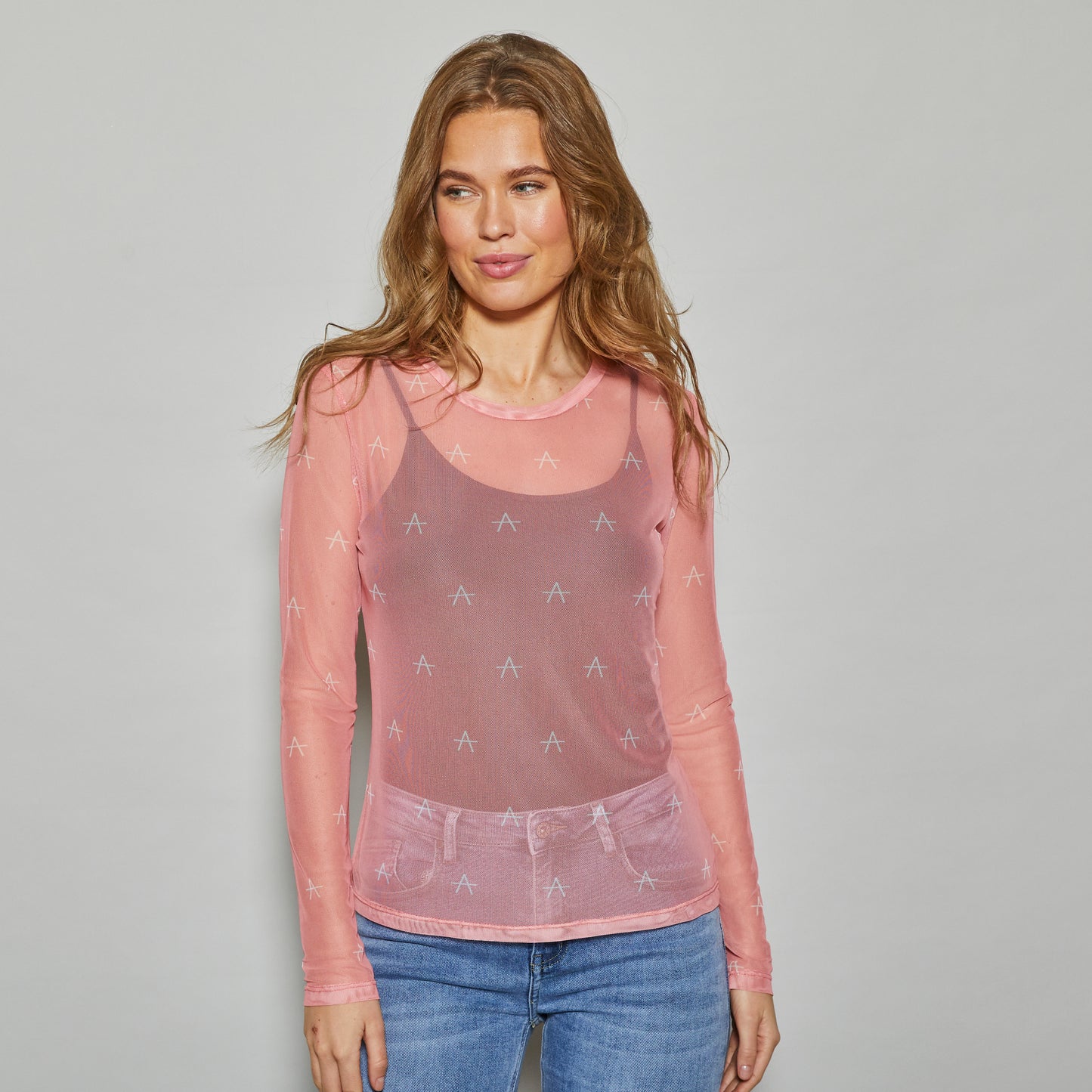 ALLWEEK FRO MESH BLOUSE