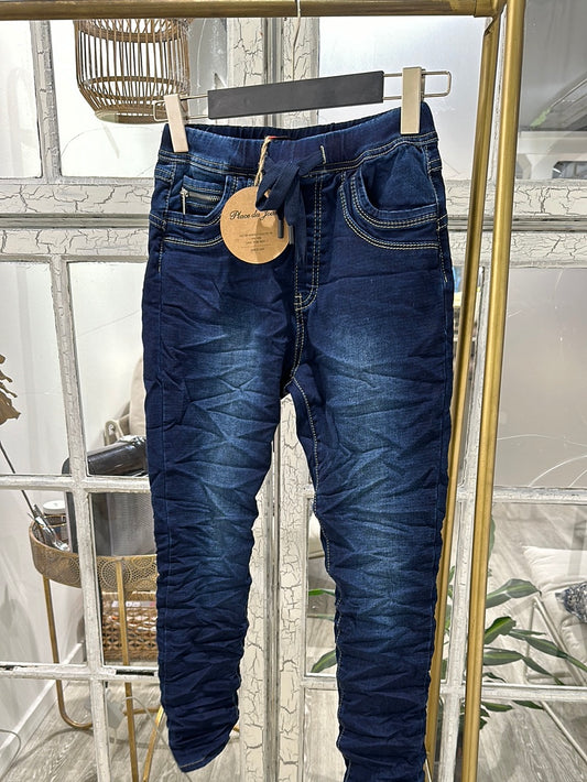 PDJ JEANS W. LACE 92913