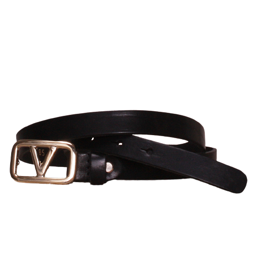 BÆLTEKOMPAGNIET ELLA BELT BLACK W. GOLD