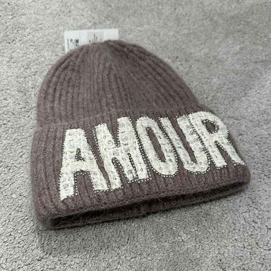 AMOUR HAT TAUPE CM-3840