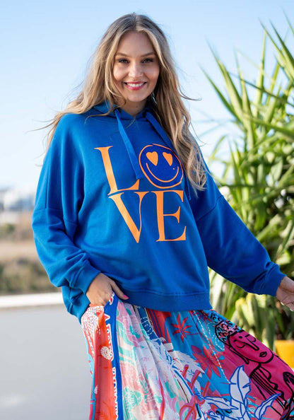 MISS GOODLIFE HOODIE LOVE HEARTFACE MG8610