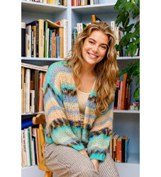 BC LAGOON MULTI STRIPED CARDIGAN 1201