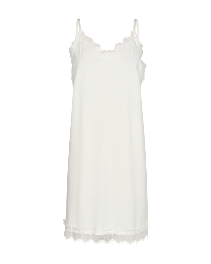 FREEQUENT BICCO STRAP DRESS OFFWHITE