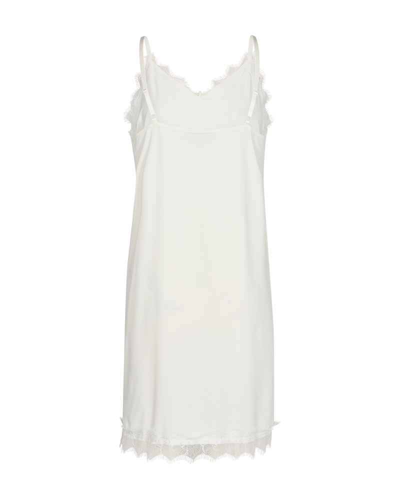 FREEQUENT BICCO STRAP DRESS OFFWHITE