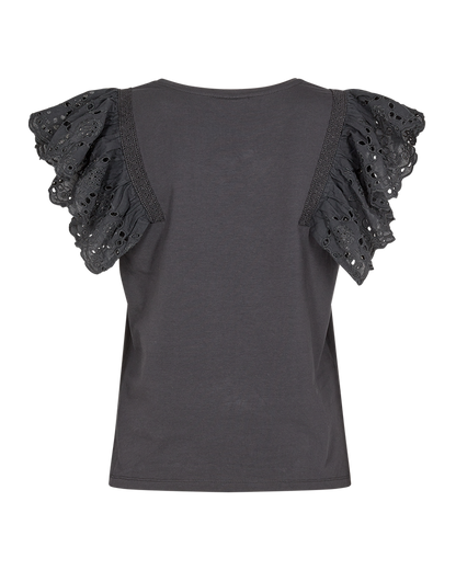 FREEQUENT FRANCY TEE BLACK - Boutique Trine