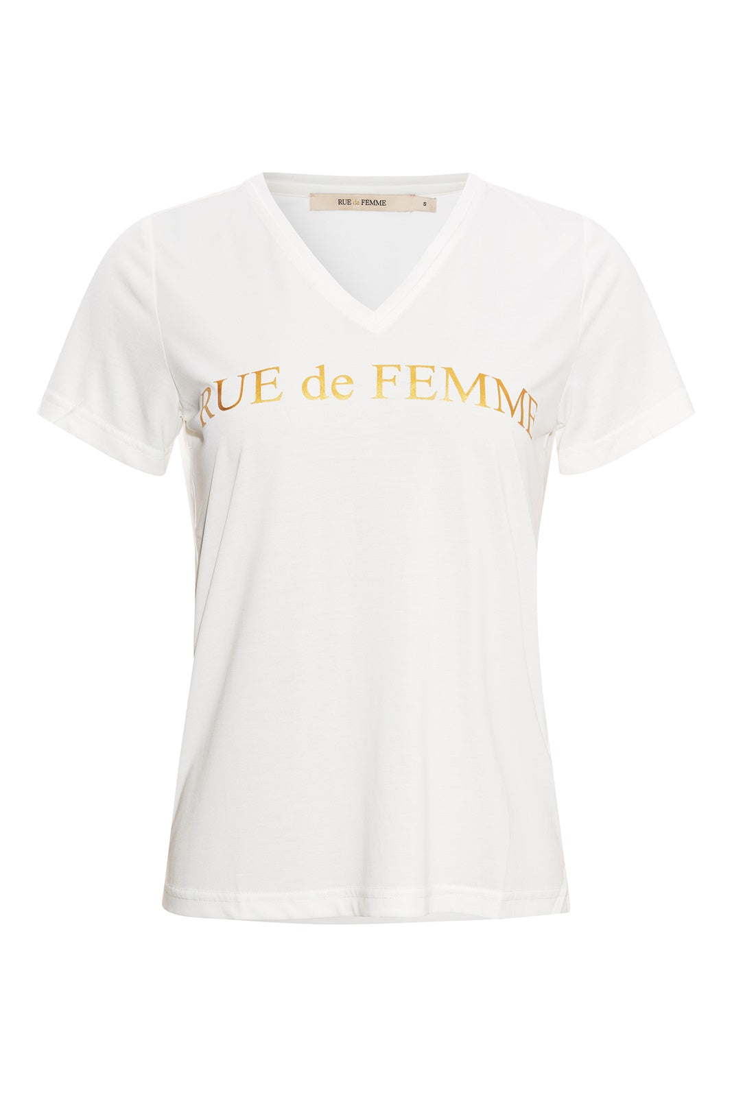 RUE DE FEMME RIE V-NECK TEE - Boutique Trine