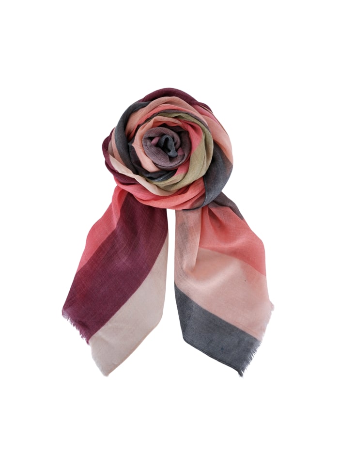 BLACK COLOUR BLAISE STRIPE SCARF - Boutique Trine