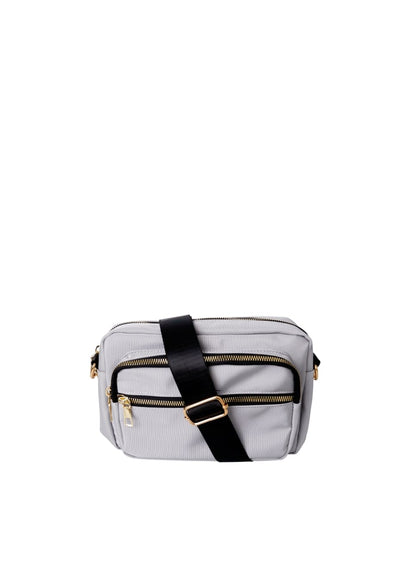 BLACK COLOUR VANDA CROSSOVER BAG LT. GREY