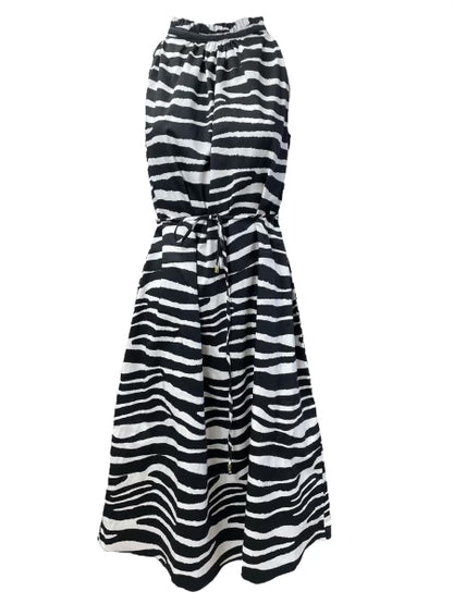 SOMMERSTEDT HALLIE DRESS ZEBRA - Boutique Trine