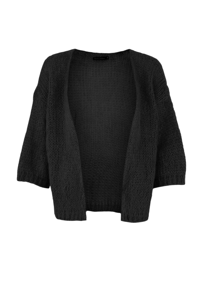 BLACK COLOUR CASEY CARDIGAN | 4 FARVER - Boutique Trine